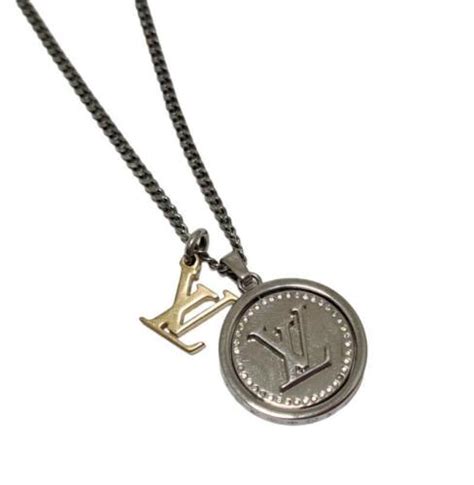 lv m80184|Louis Vuitton/Louis Vuitton M80184 Pendant Lv Catch Necklace .